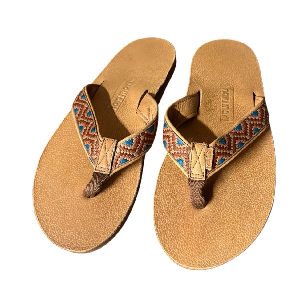 Hari Mari Men's Size 10 Memory Flip Flops